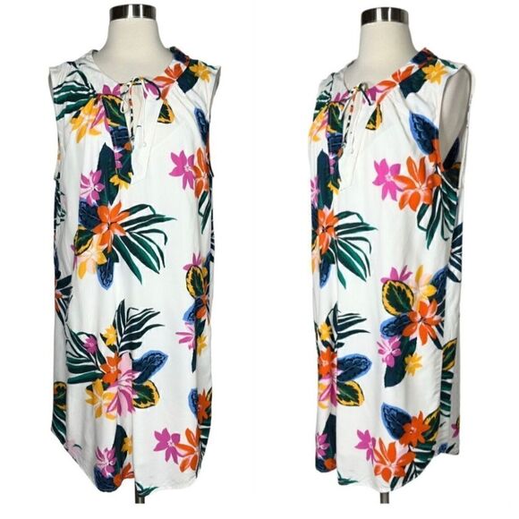 Old Navy Dresses & Skirts - Hawaiian Floral Sleeveless A-Line Dress